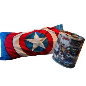 Marvel Avengers Assemble Twin Full Reversible Comforter 72x86 Kids Bedding Decor